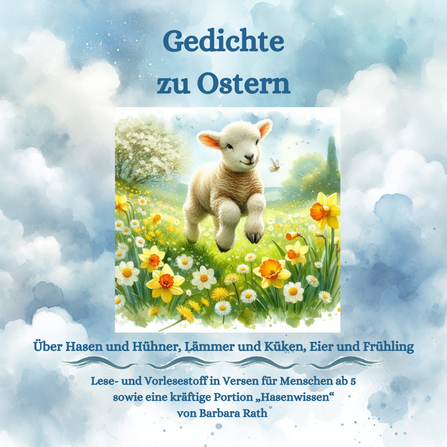 Cover des großformatigen Taschenbuches: "Gedichte zu Ostern"