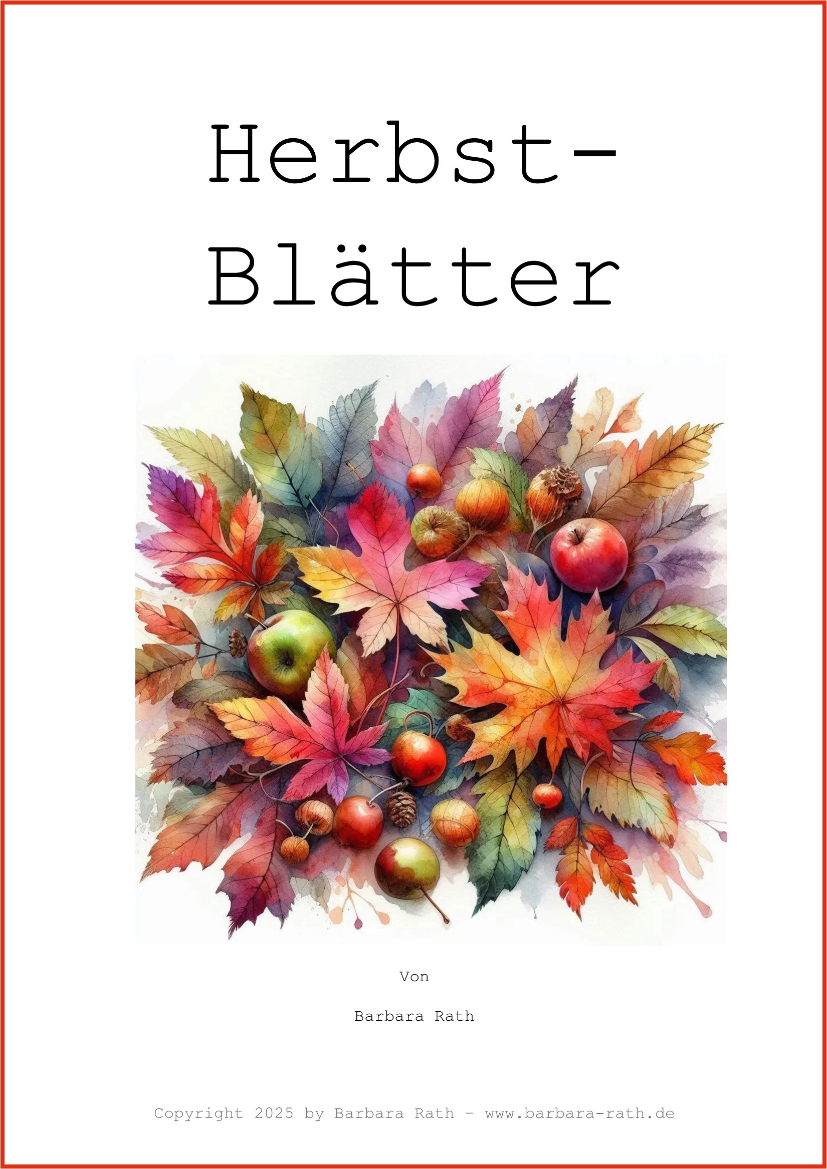 Cover des Materials Herbst-Blätter bei eduki