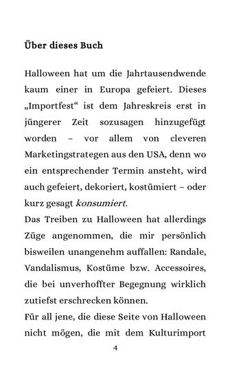 ©️Dieses Material ist urheberrechtlich geschützt. Seite 4 von "Die Kürbishexe" - Textseite Vorwort