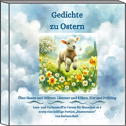 Buchcover zum BIlderbuch "Gedichte zu Ostern" von Autorin Barbara Rath