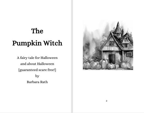 Reading sample: The Pumpkin Witch - pages 1+2