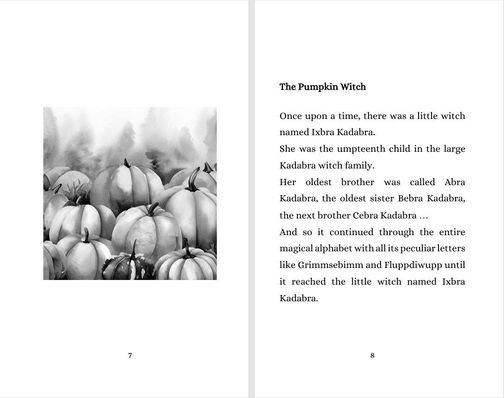 Reading sample: The Pumpkin Witch - pages 7+8