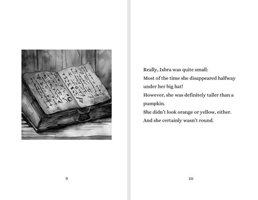 Reading sample: The Pumpkin Witch - pages 9+10