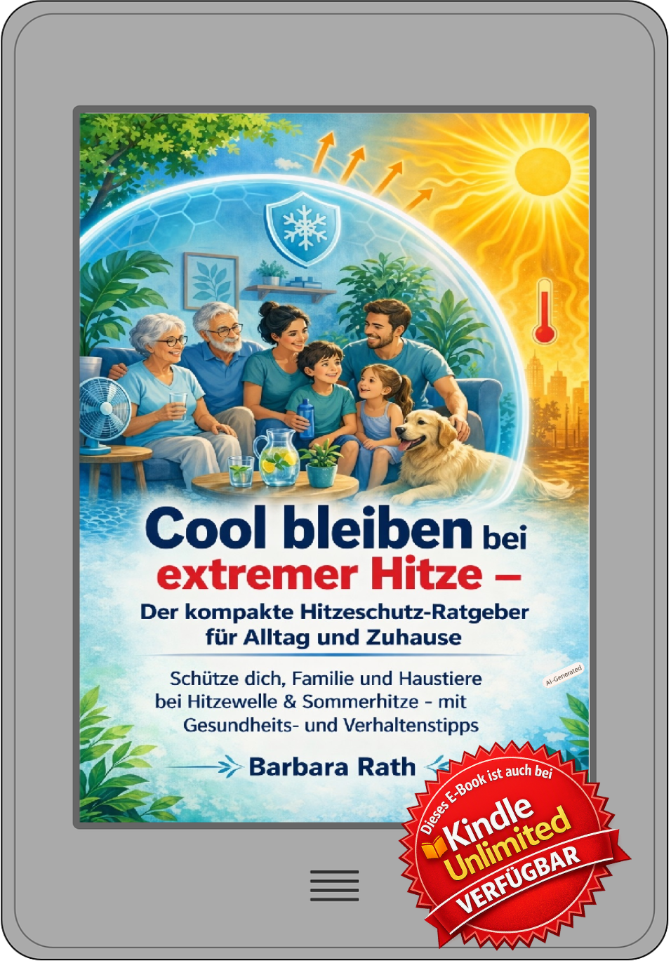 Cover des Hitzeschutzratgebers von Barbara Rath imE-Bookformat