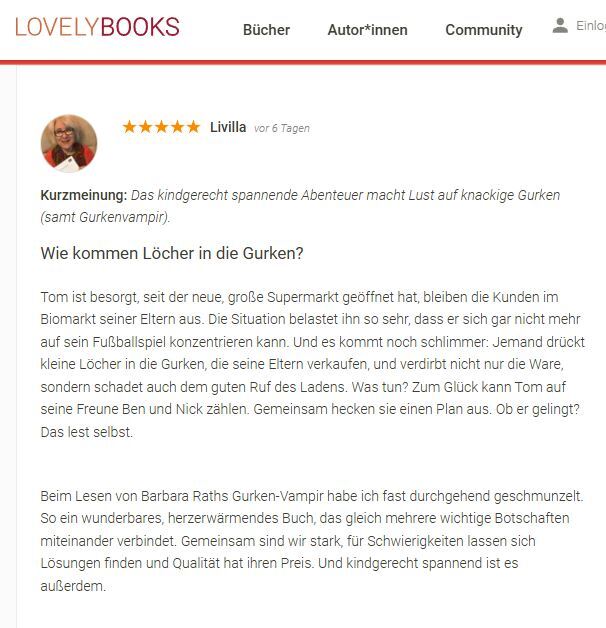 screenshot-der-5-sterne-rezension-zu-der-gurkenvampir-von-livilla-auf-lovelybooks-2