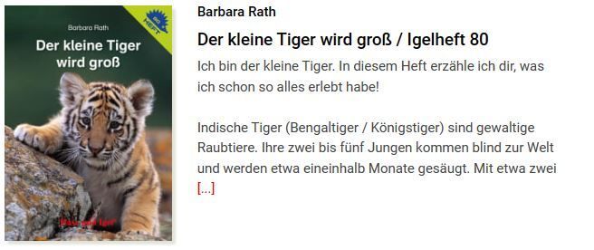 Geschenkbuch Kinder Tiger kaufen