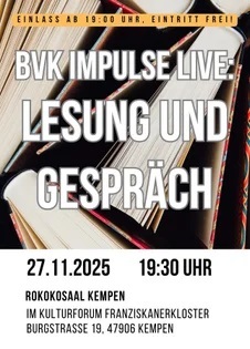 Fotos von der Buchvorstellung mit BVK impulse 27.11.25