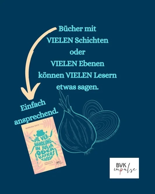 Cover des Romans &uuml;ber Kafkas K&auml;fer und eine aufgeschnittene Zwiebel