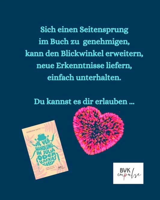 Cover von Kafkas Käfer plus Text, was das Lesen von Liebesromanen bringt