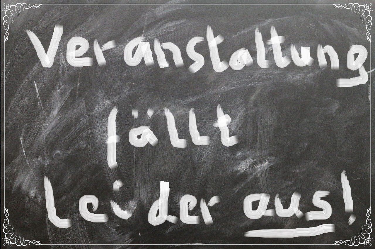 Autorenlesung absagen